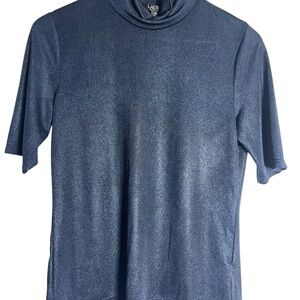 Ralph Lauren Navy Turtleneck Sweater - Black Label